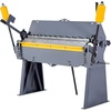 image:imageVEVOR Box and Pan Brake 48 in Sheet Metal Bending Brake 12Gauge Mild Steel Capacity 0135 Degree Adjustable Metal Bender Machine with 8 Fingers HeavyDuty Aluminum Folder for Precise Bending