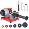 image:imageVEVOR Circular Saw Blade Sharpener 370W Rotary Angle Mill Grinder with Water Tank Water Injection Grinding Sharpening Machine amp 6 Saw Centerings 5inch Grinding Wheel for Carbide Tipped Saw BladesDry Grind
