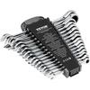 image:imageVEVOR Combination Wrench Set 32Piece SAE and Metric 12Point Box End and 15 Angled Open End Combination Wrenches with Roll Up Pouch Carbon Steel for General Household and Automotive RepairsRegular