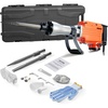 image:imageVEVOR Demolition Jack Hammer MAX 2200W Electric Jackhammer Heavy Duty 1350 BPM Concrete Breaker 2pcs Chisels Bit Chipping with Case Black  Concrete Breaker 1350 BPM 360 Rotary Handle Efficient Cooling System HighStrength Alloy Chuck Includes Case BlackOrange