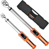 image:imageVEVOR Digital Torque Wrench 38 12 Inch Drive 04425FTLB060Nm016226FTLB0220Nm 2 Accuracy Electronic Torque Wrench with Preset ModeVibrationBuzzerLED Notification5Units of Measure38 12Inch
