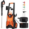 image:imageVEVOR Electric Pressure Washer Max 4500 PSI and 32 GPM with Pressure Adjustment High Power Pressure Cleaning Machine with 4 Quick Connect Nozzles for CarsFencesDrivewaysPatiosHome Cleaning4500 PSI with Pressure Adjustment