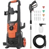 image:imageVEVOR Electric Pressure Washer Max 4500 PSI and 32 GPM with Pressure Adjustment High Power Pressure Cleaning Machine with 4 Quick Connect Nozzles for CarsFencesDrivewaysPatiosHome Cleaning2150PSI  18GPM