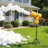 image:imageVEVOR Foam Machine Auto Oscillation Foam Cannon Party Machine Bubble Cannon with Fan 3Color LED Lights amp Triangular Structure Dense Foams Maker for Gatherings Backyard Celebrations amp Party260 x 209 x 744 inch
