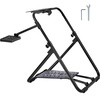 image:imageVEVOR Foldable Racing Steering Wheel Stand Height Adjustable Universal Base Compatible with Logitech amp Thrustmaster Racing Wheel and Pedal Heavyduty Frame Standard GTFormula Seating Portable2835 x 315 x 3268 in