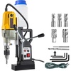 image:imageVEVOR Magnetic Drill 1400W Motor 16 in Boring Diameter 2810 lbf Portable Electric Mag Drill Press with 11 Coring Bits 800 RPM Speed Drilling Machine for Metal Surface Home Improvement Industry7 pcs