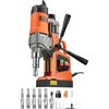 image:imageVEVOR Magnetic Drill Press 1550 W 24 in Boring Diameter 2922 lbf Power Mag Drill Press 0600 RPM Adjustable Speed Morse Taper M3M16 Tapping for Metal Surface Industrial and Home ImprovementW 157 11PCS