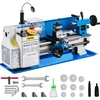 image:imageVEVOR Metal Lathe 7x12 Precision Bench Top Mini Metal Lathe 550W Variable Speed 502500 RPM Nylon Gear Movable Lamp for Precision Parts Processing712 in