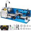 image:imageVEVOR Metal Lathe 7x14inch Precision Bench Top Mini Metal Lathe 550W Precision Metal Lathe Variable Speed 502500 RPM Nylon Gear with A Movable Lamp