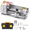 image:imageVEVOR Metal Lathe Machine 87 x 18 in Precision Bench Power Metal Lathe Automatic Feed 02500 RPM Variable Speed 1250W Brushless Motor for Processing Precision Parts Soft Metals Wood Plastics87 x 18 inAutomatic Feed