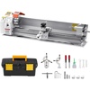 image:imageVEVOR Metal Lathe Machine 87 x 18 in Precision Bench Power Metal Lathe Automatic Feed 02500 RPM Variable Speed 1250W Brushless Motor for Processing Precision Parts Soft Metals Wood Plastics87 x 39Automatic Feed