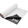 image:imageVEVOR Plastic Sheeting Heavy Duty 10 x 100 6 Mil Thick Plastic Sheeting Roll Plastic Drop Cloth Painters Tarp Polyethylene Covering for Crawl Space Vapor Barrier MultiPurpose BlackBlackWhite