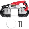 image:imageVEVOR Portable Band Saw 110V Removable Alloy Steel Base 5 Inch Cutting Capacity Hand held Variable Speed Portable Bandsaw 10Amp Motor Deep Cut Band saw for Metal WoodNo Base