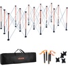 image:imageVEVOR Portable Folding Workstand 802 x 412 ft Collapsible Workbench 6000 lbs Weight Capacity No Assembly Foldable Work Stand with Storage Bag Table Top NOT Included for Garage Workshop OutdoorL8ftW4ftH36inch