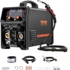 image:imageVEVOR Pro MIG Welder 250A Pluse Mig Welding Machine 5in1 Synergic Welder Machine MIG PluseGas MIGFlux Core MIGStickLift TIG 110V220V Dual Voltage Aluminum Mig Welder with LCD Screen Display200 A