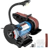 image:imageVEVOR Professional 4 x 36 in Belt Sander with 8 Disc Sander 5A Induction Motor Cast Aluminum Worktable for Woodworking Metalworking2IN1 2 Belt Grinder