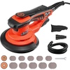 image:imageVEVOR Random Orbital Sander 5 amp 6Inch 350W Brushless Orbital Sander 10000 PRM 6 Variable Speed Electric Palm Sander with 20PCS Sandpapers Dust Connector amp Hose for Woodworking Detailing SandingOrangered