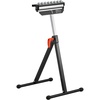 image:imageVEVOR Roller Stand 300 lb Load Capacity 268425 in Adjustable Height Folding Heavy Duty with 115 inch Polished MultiDirectional Roller Head for Table Saw Outfeed Woodworking Extension Support