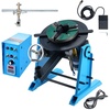 image:imageVEVOR Rotary Welding Positioner 441 lbs Load Capacity 45 to 90 Tilt Angle Welding Positioner Turntable Table 055 RPM Speed Control Electric and Foot Pedal for Cutting Grinding Assembly187 x 241 x 378
