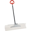 image:imageVEVOR Snow Pusher 48 inch Wide Push Snow Shovel Plow for Driveway Sidewalks and Doorways with Segmented Handle Ergonomic Grip and HDPE Plastic BladeWhite
