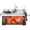 image:imageVEVOR Table Saw 4500 RPM Portable Jobsite Table Saw with Sharp Edges amp High Cutting Precision Compact Table Saws with Dust Port For Woodworking Fit for Raw Wood Flooring amp Cabinets10inch1800W