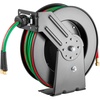 image:imageVEVOR Welding Hose Reel Hand Crank Rewind Hose Reel with 3FT Leadin Hose and 91618 B Fittings CeilingWall Mount Heavy Duty Steel Reel for Workshops Garages Welding Hose Not IncludedT Grade16 x 78 x 17Inch