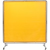 image:imageVEVOR Welding Screen with Frame 6 x 8 Welding Curtain Screen FlameResistant Vinyl Welding Protection Screen on 4 Swivel Wheels 2 Lockable Moveable amp Professional for WorkshopIndustrial RedYellow