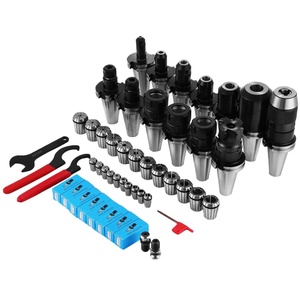 image:imageOrangeA Collet Set CAT40 ER32 CAT40 ER16 Spring Steel Collet Chuck Tooling Package for Milling Machine