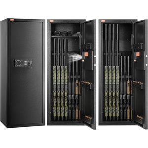 image:imageVEVOR 1012 Gun Safe Long Gun Cabinet for Rifles and Pistols Quick Access Rifle Safe with 4 Pistol Pockets and 3 Adjustable Racks Large Digital Cabinet with Key and Password LockAssembly Required68 Rifles