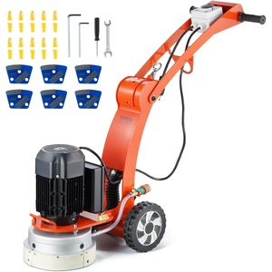image:imageVEVOR 10Inch Electric Concrete Floor Grinder 17HP WalkBehind Polisher 1300W 1720RPM Brushless Motor