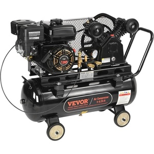 image:imageVEVOR 132 Gallon Gas Powered Air Compressor 7HP 9CFM115PSI Air Compressor Tank on Wheels Gas Driven Piston Pump Air Compressed System with 115PSI Maximum Pressure for Workshop Construction Sites