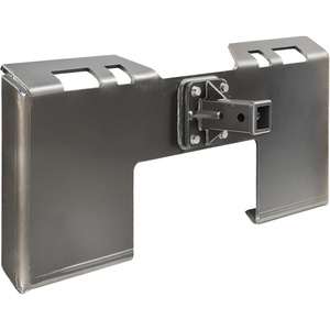 image:imageVEVOR 14 in Skid Steer Mount Plate with 2 Receiver Hitch Universal Quick Attach Mount Plate 1500lbs Capacity Heavy Duty Steel Loader Plates Compatible with Toro Dingo Skid Steers amp Tractors38 inch with Receiver