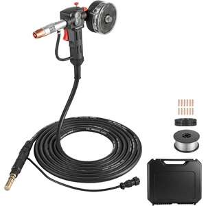 image:imageVEVOR 150Amp Spool Gun with 20FT Cable Replacement for Miller Spoolmate 150  with 11PCS Mig Welding Contact Tips ER4043 0035 Aluminum Mig Welding Wire amp Toolbox