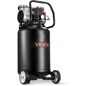 image:imageVEVOR 20Gallon Air Compressor 2HP 45 SCFM at 90PSI Max 125PSI Pressure OilFree Air Compressor Tank Portable on Wheels for Auto Repair Tire Inflation Spray Painting Woodwork Nailing 120V10Gallon