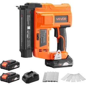image:imageVEVOR 2in1 Cordless Brad Nailer 18 Gauge 20V Battery Powered Nail Gun and Staple Gun with 500 pcs Nails 500 pcs Staples 20 Ah Liion Battery and Charger for Home Improvement Woodworking20V Nailer  Stapler 2 Batteries