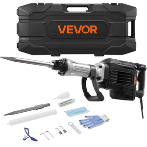 image:imageVEVOR 3500W Electric Demolition Hammer 1900 BPM Durable Jack Hammer Concrete Breaker with 2 Chisels Gloves and a 360 Rotatable Handle for Efficient Trenching BlackBlack