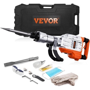 image:imageVEVOR 3500W Electric Demolition Hammer 1900 BPM Durable Jack Hammer Concrete Breaker with 2 Chisels Gloves and a 360 Rotatable Handle for Efficient Trenching BlackOrange