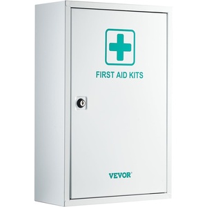 image:imageVEVOR 3Shelf First Aid Cabinet 1000 Pieces Large Capacity First Aid Kit Wall Mounted Medicine Cabinet OSHA amp ANSI 2015 Class A Industrial Emergency Metal Med Box for Business and Worksite
