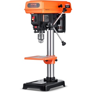 image:imageVEVOR 8 in Benchtop Drill Press 25A Induction Motor Tabletop Drilling Machine with 7501140  17402340  3200 RPM Adjustable Speed 045 Tilting Worktable LED Work Light for Wood Metal8 in