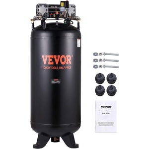 image:imageVEVOR 80 Gallons Air Compressor 65HP 155SCFM90 PSI OilFree Air Compressor Tank with 145PSI Max Pressure 86dB Quiet Air Tank for Industrial Manufacturing Air Brushing Spraying 3Phase Power80 Gallon  3Phase Power