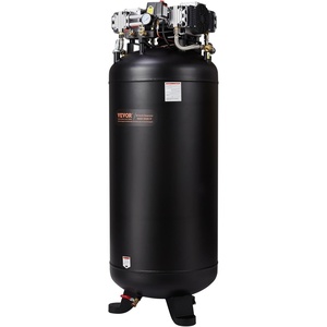 image:imageVEVOR 80 Gallons Air Compressor 65HP 155SCFM90 PSI OilFree Air Compressor Tank with 145PSI Max Pressure 86dB Quiet Air Tank for Industrial Manufacturing Air Brushing Spraying 3Phase Power80 Gallon  SinglePhase Power