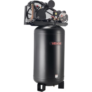 image:imageVEVOR 80 Gallons HeavyDuty Air Compressor 5HP 135SCFM at 90PSI Air Compressors Max 145PSI Pressure OilFree Compressor Tank for Industrial Manufacturing Large Workshops 230V 3Phase No Plug289 x 217 x 614 in