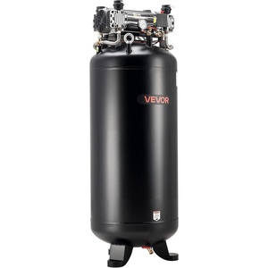 image:imageVEVOR 80 Gallons HeavyDuty Air Compressor 5HP 135SCFM at 90PSI Air Compressors Max 145PSI Pressure OilFree Compressor Tank for Industrial Manufacturing Large Workshops 230V 3Phase No Plug217 x 217 x 622 in
