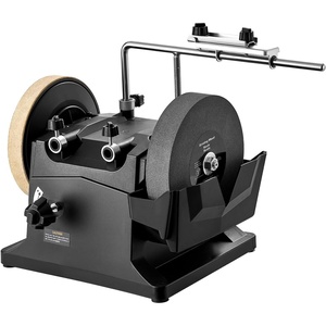 image:imageVEVOR 8Inch Wet Sharpening System WaterCooled Knife Grinder Machine with 155 RPM Grinding Speed VerticalHorizontal TwoDirection Wet Stone Grinder Wet Bench Grinder for Knife Chisel Knife Axe
