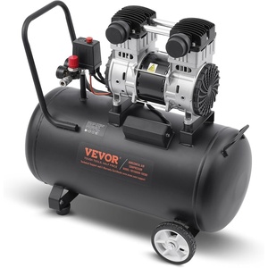 image:imageVEVOR Air Compressor 20 Gallon Steel Tank 4HP 106 CFM90 PSI Oil Free Air Compressor amp Max 125PSI Pressure 78dB Ultra Quiet Compressor for Auto Repair Tire Inflation Spray Painting 220V 60Hz15 Gallon