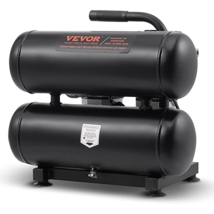 image:imageVEVOR Air Compressor 8 Gallon Steel Tank 1HP 22 CFM90 PSI Oil Free Air Compressor amp Max 120PSI Pressure 80dB Ultra Quiet Portable Compressor for Auto Repair Tire Inflation Spray Painting46 Gallon