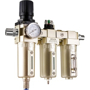 image:imageVEVOR Air Compressor Filter Regulator 34 NPT 3Stage 5m amp 03m amp 01m Air Drying System with Micron Filters and Desiccant Dryer Auto Drain Air Compressor Water Separator 175PSI Max Pressure34 NPT 01m