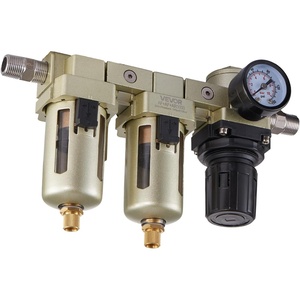 image:imageVEVOR Air Compressor Filter Regulator 34 NPT 3Stage 5m amp 03m amp 01m Air Drying System with Micron Filters and Desiccant Dryer Auto Drain Air Compressor Water Separator 175PSI Max Pressure38 NPT 5m