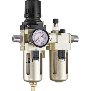 image:imageVEVOR Air Compressor Filter Regulator 34 NPT 4Stage 5m amp 03m amp 01m amp 01m Air Drying System with Micron Filters amp Double Desiccant Dryer Auto Drain Air Compressor Water Separator 175PSI Max38 NPT 5m