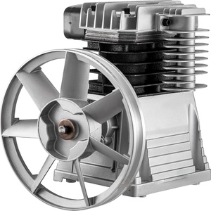 image:imageVEVOR Air Compressor Pump 3HP 11 CFM Industrial Compressor Head Pump Motor 1300RPM HighSpped Single Stage Twin Cylinder Aluminum Air Compressor Head Piston Style Splash Lubrication Pump3HP
